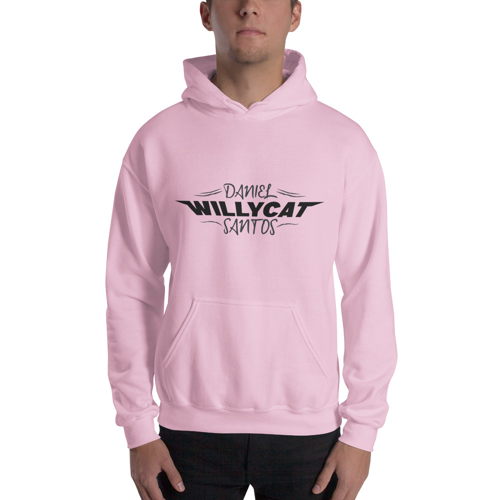 Daniel Santos Unisex Hoodie - WILLYCAT, Black Logo