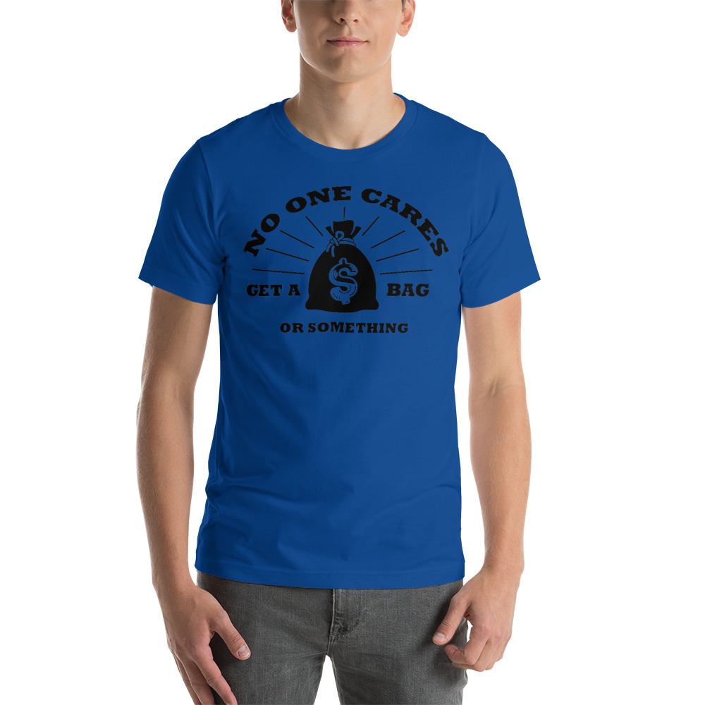  No One Cares by Jackson Pruitt, Black Logo