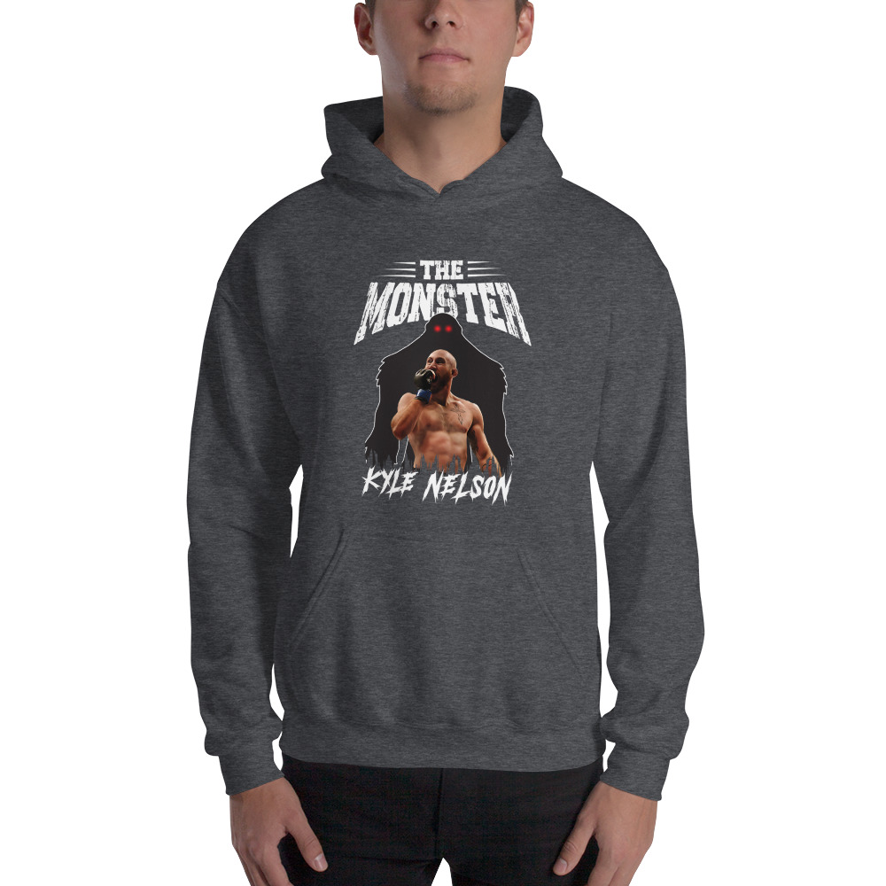 "The Monster" Kyle Nelson ’s Hoodie, White Logo