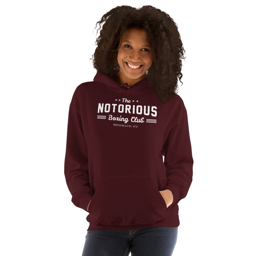 The Notorious Boxing Club Hoodie, Light Logo