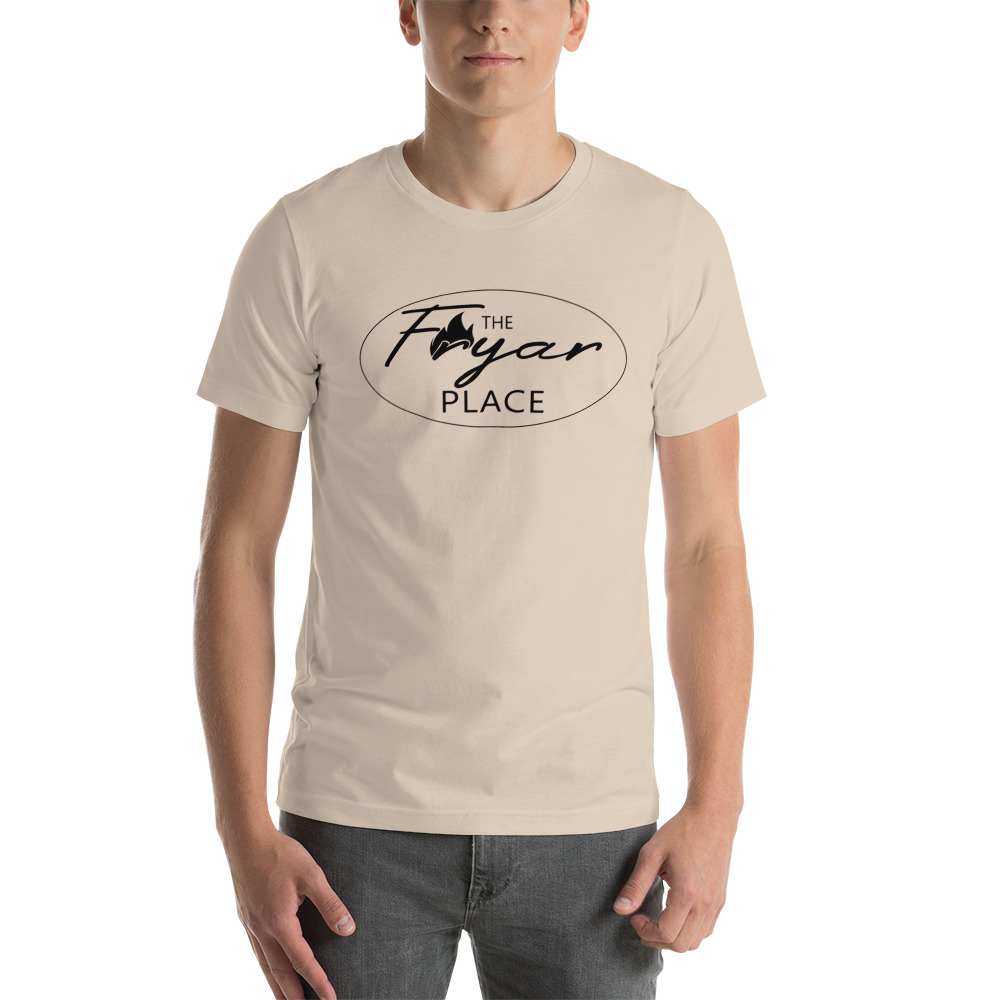 The Fryar Place Irving Fryar Unisex T-Shirt, Black Logo