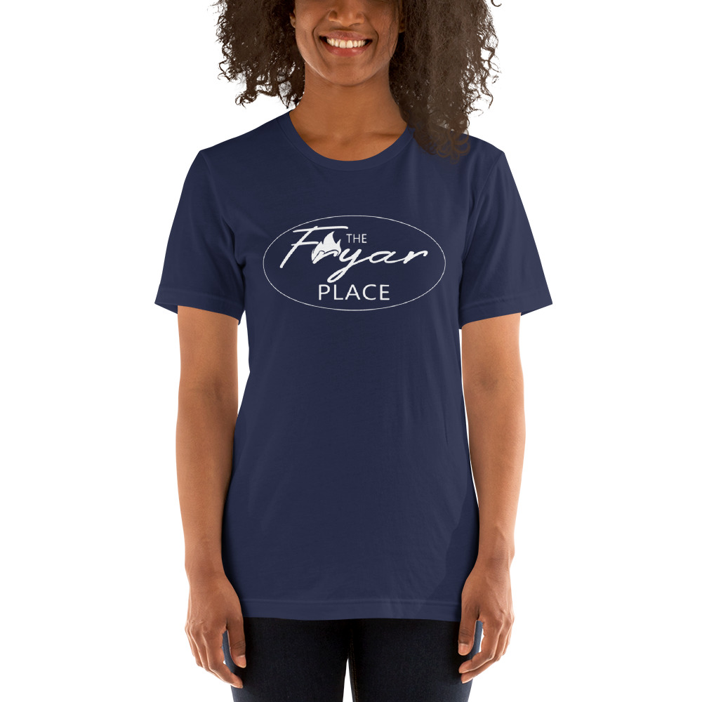 The Fryar Place Irving Fryar Unisex T-Shirt, White Logo