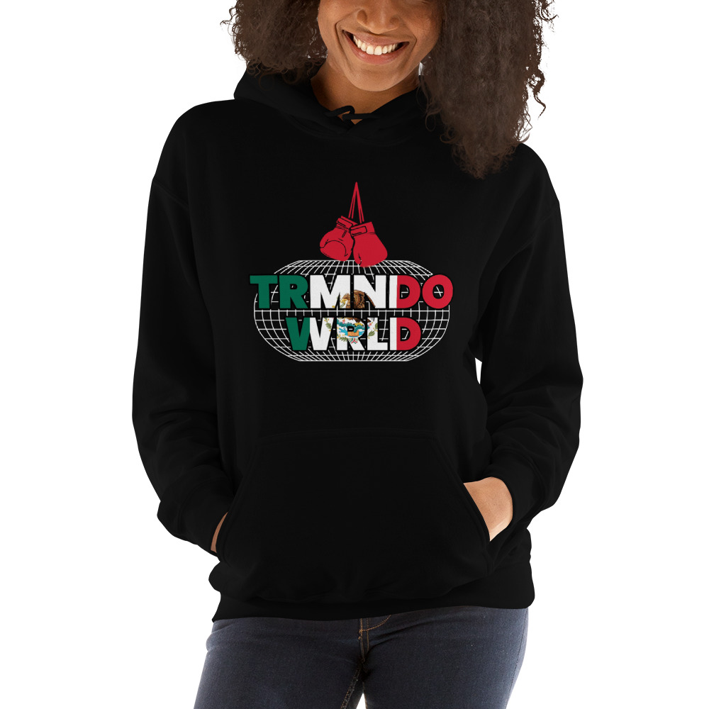 TRMNDO WRLD by Kendo Castaneda Hoodie, Light Logo