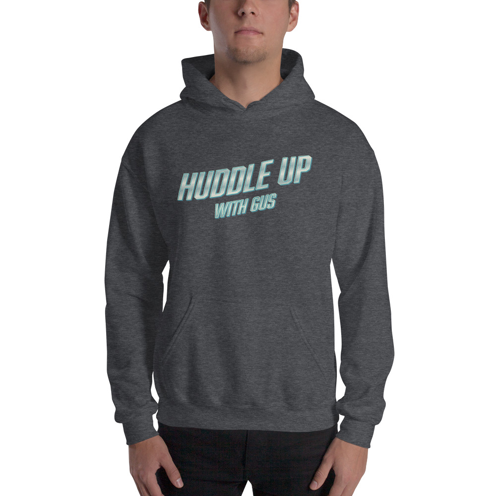  Huddle Up With Gus by Gus Frerotte Unisex Hoodie