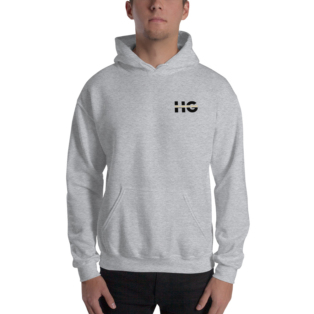 The Honey Bear by Hannah Guy Hoodie, Dark Logo