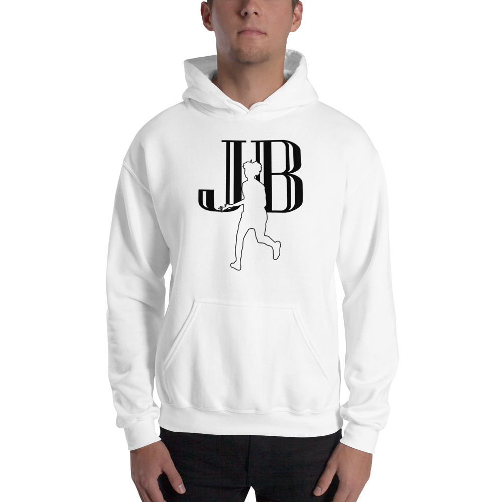 JB Born To Be Great By Jason Bucknor Hoodie, Black Logo