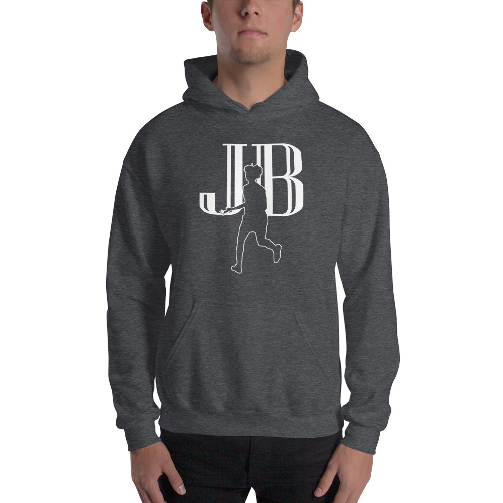 JB Born To Be Great By Jason Bucknor Hoodie, White Logo