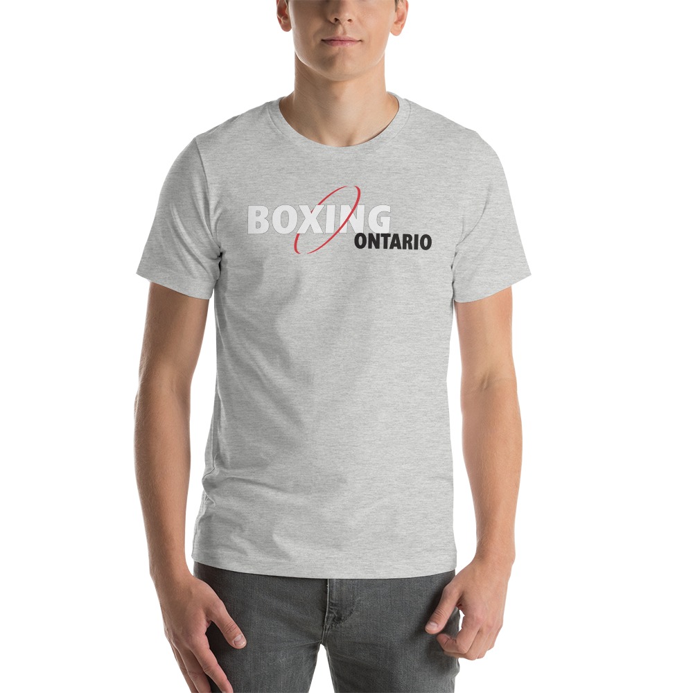 Boxing Ontario T-shirt, Black Logo