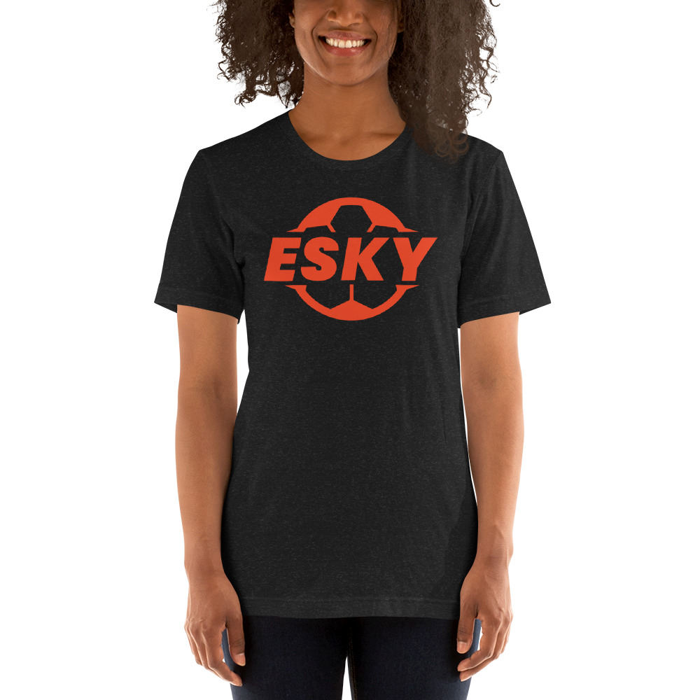 Espy by Edgar Correia II Unisex T-Shirt, Orange Logo