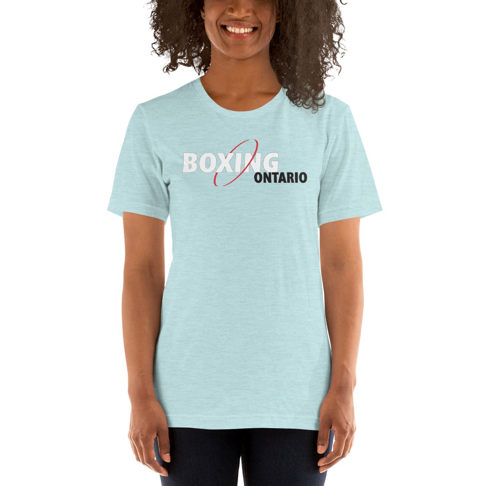 Boxing Ontario T-shirt, Black Logo