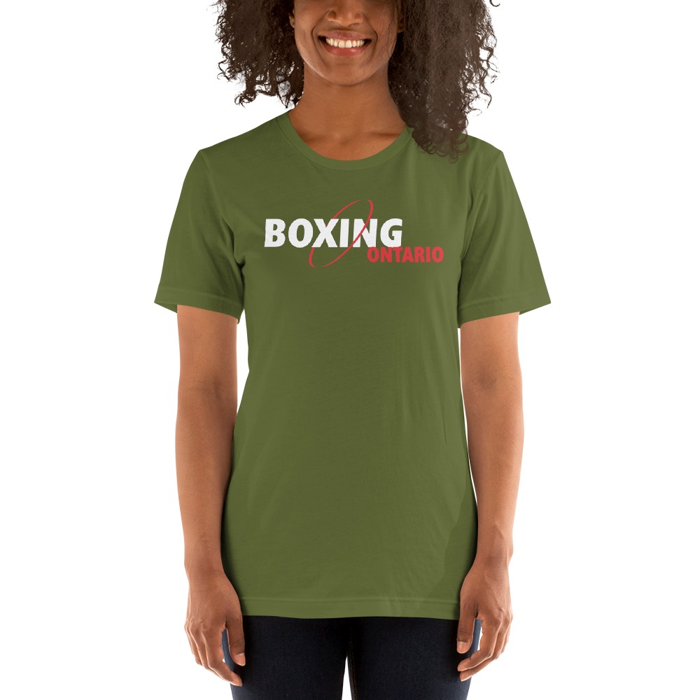 Boxing Ontario T-shirt, Red Logo