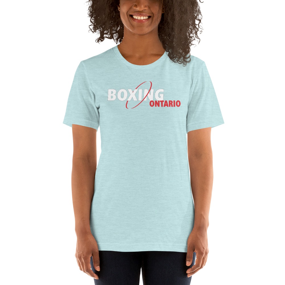 Boxing Ontario T-shirt, Red Logo
