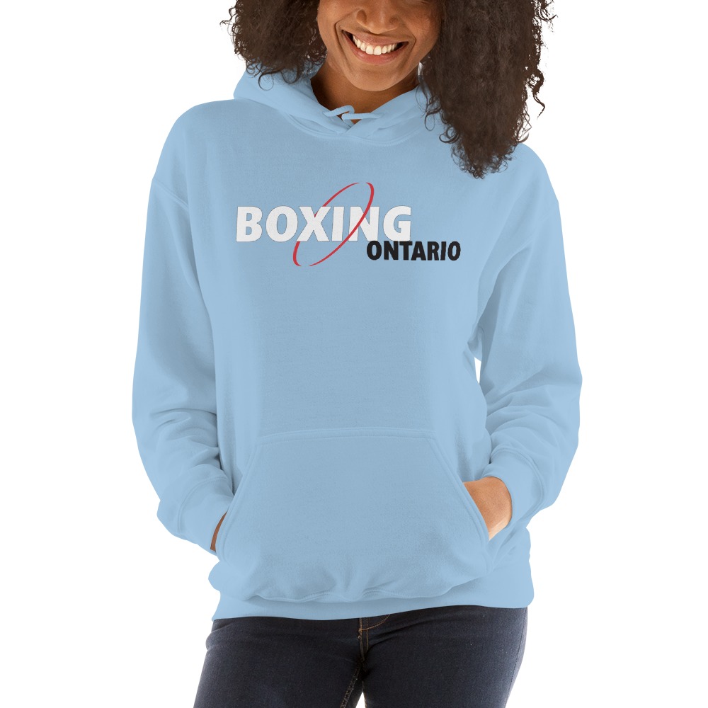 Boxing Ontario Hoodie, Black Logo