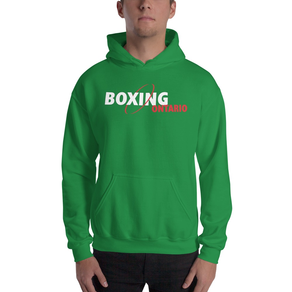 Boxing Ontario Hoodie, Red Logo