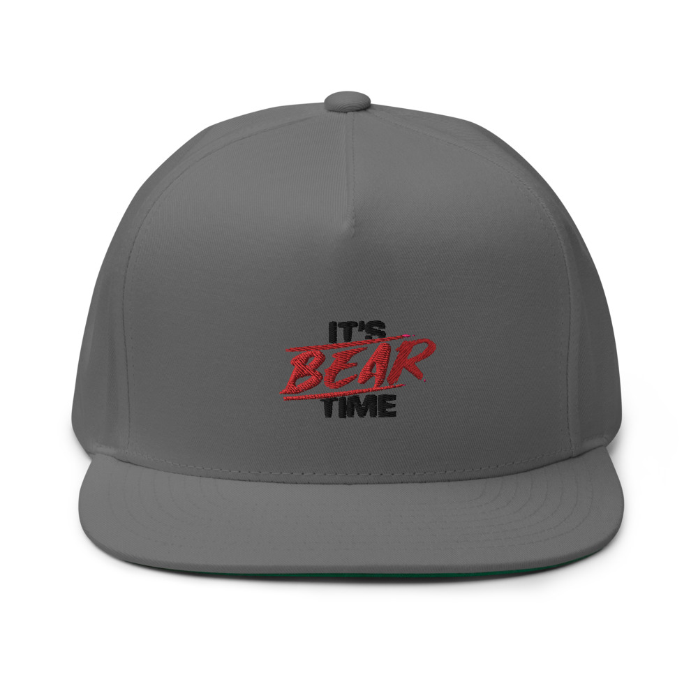 It’s BEAR time by Dearee Rogers Hat, Dark Logo