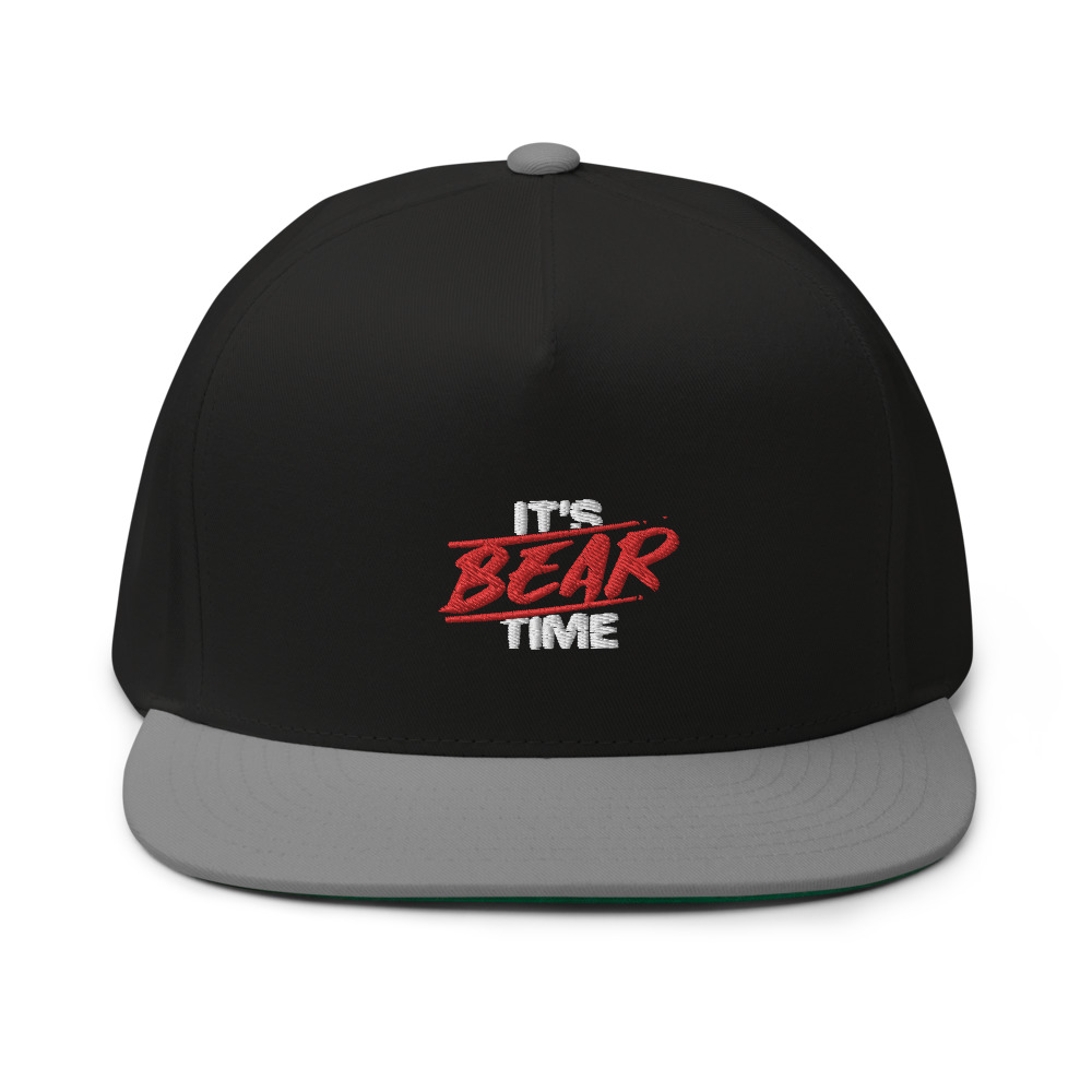It’s BEAR time by Dearee Rogers Hat, Light Logo