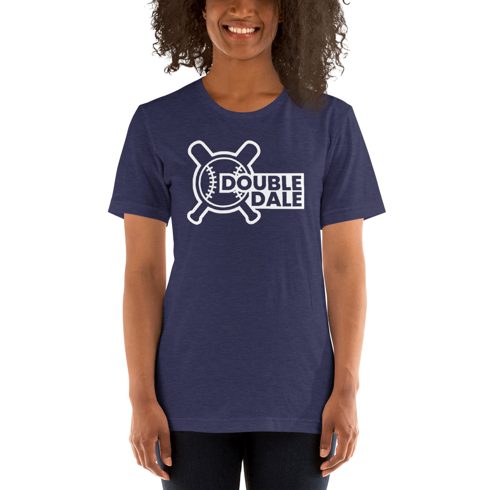 Double Dale II by Caleb Lorbecki Unisex T-Shirt, Light Logo