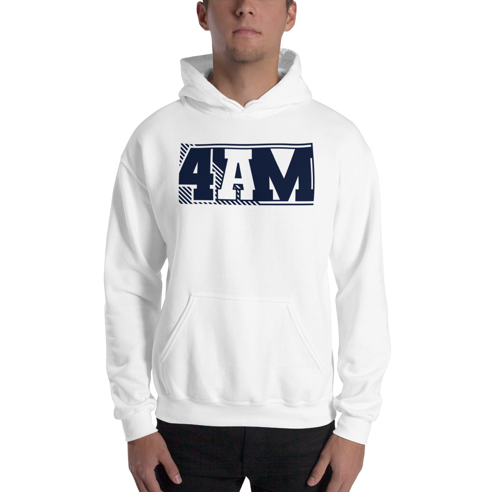 4AM Ashton Mincey Unisex Hoodie, Dark Logo
