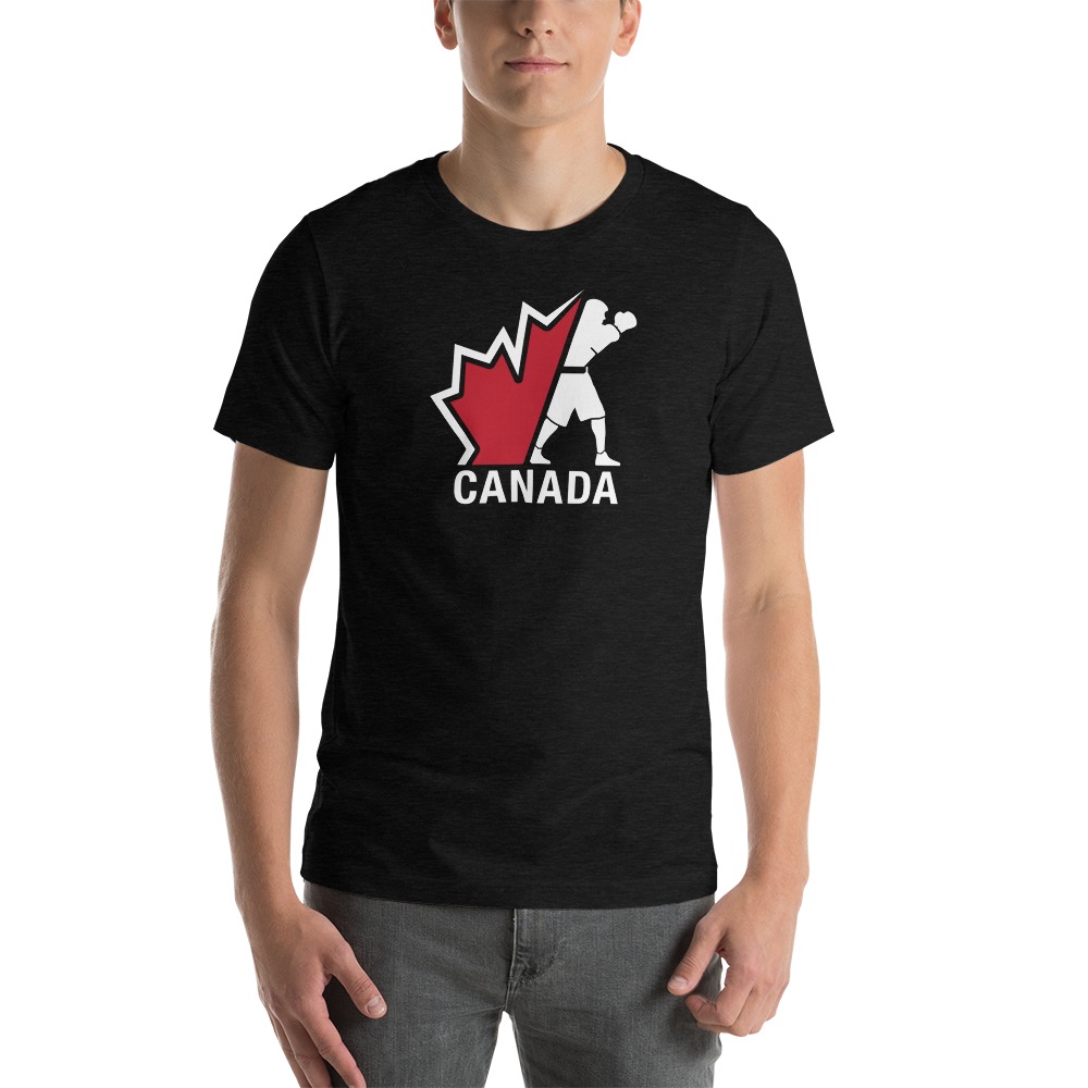 Boxing Canada T-shirt, Light Logo