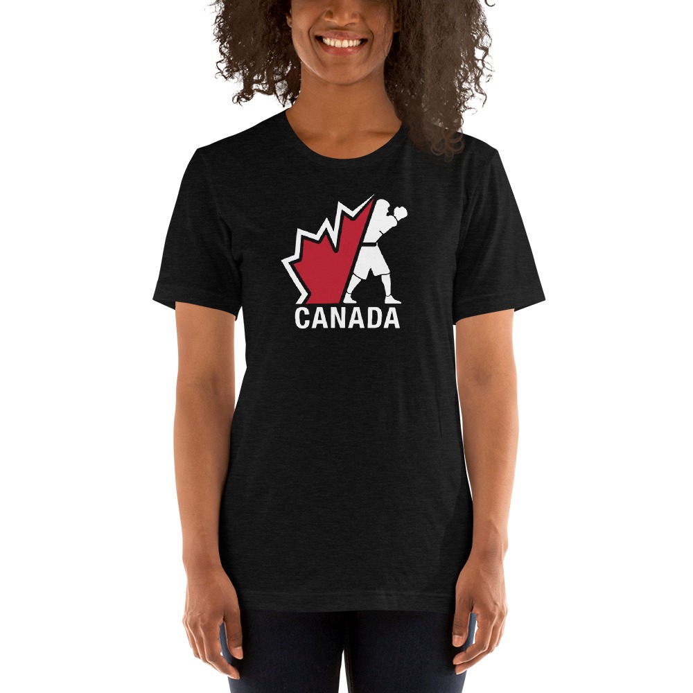 Boxing Canada T-shirt, Light Logo