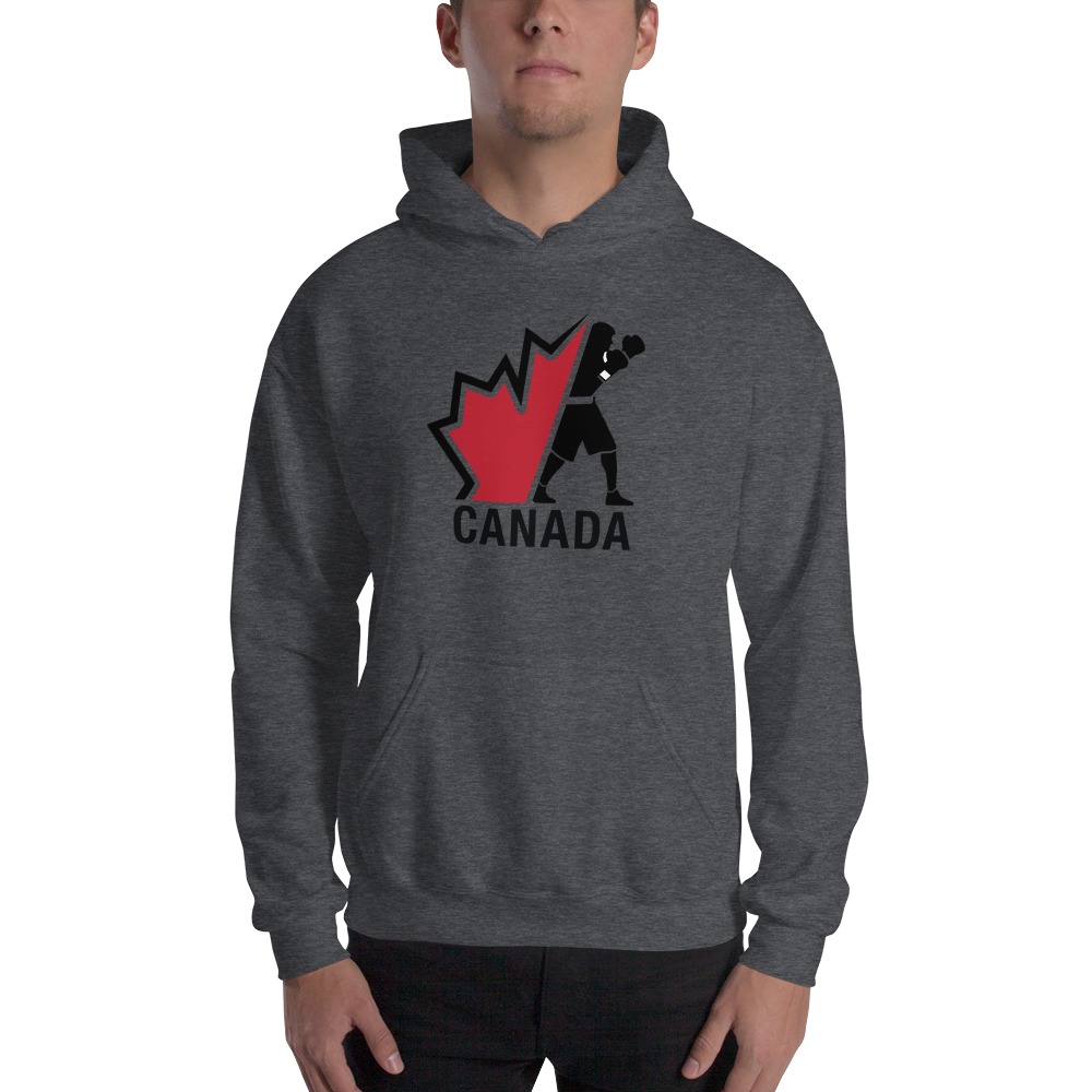 Boxing Canada Hoodie, Dark Logo