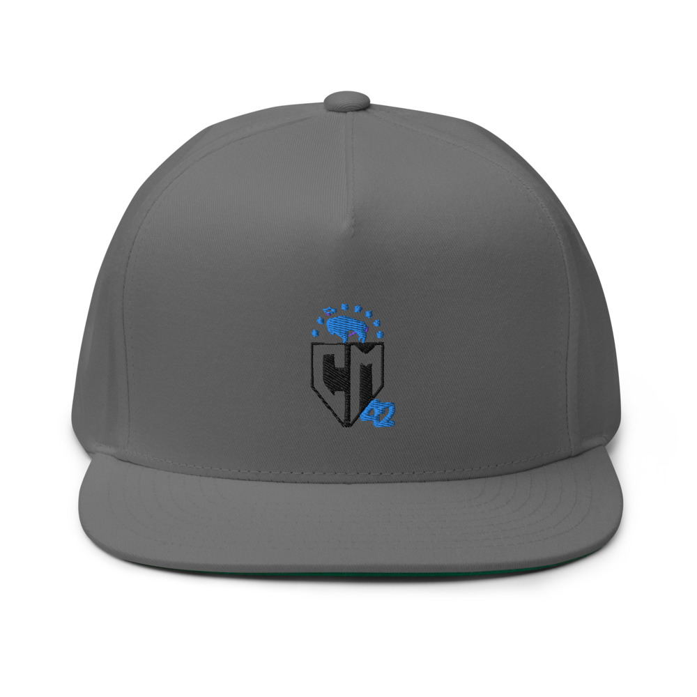 "CM 42" by Courtney Maud Hat, Black Logo