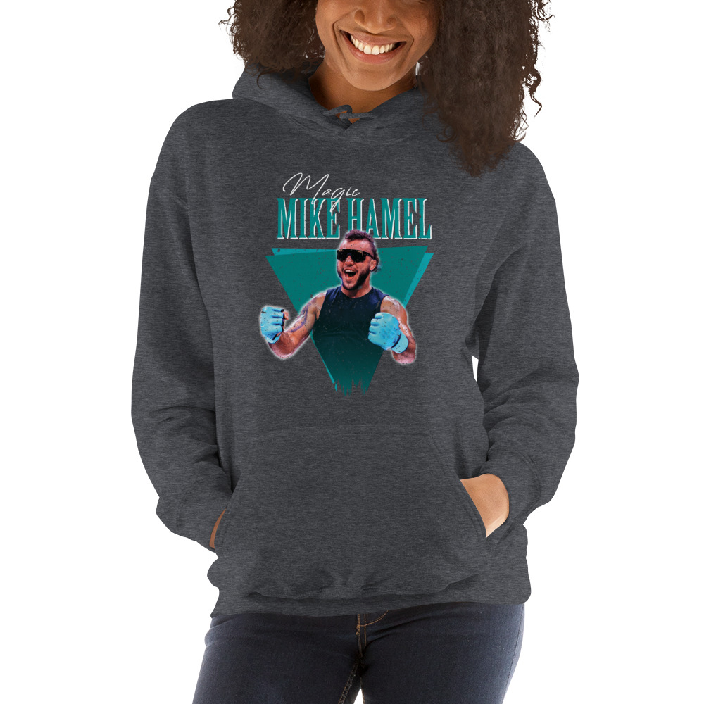 “Magic Mike” Retro by Mike Hamel- Hoodie, Light Logo