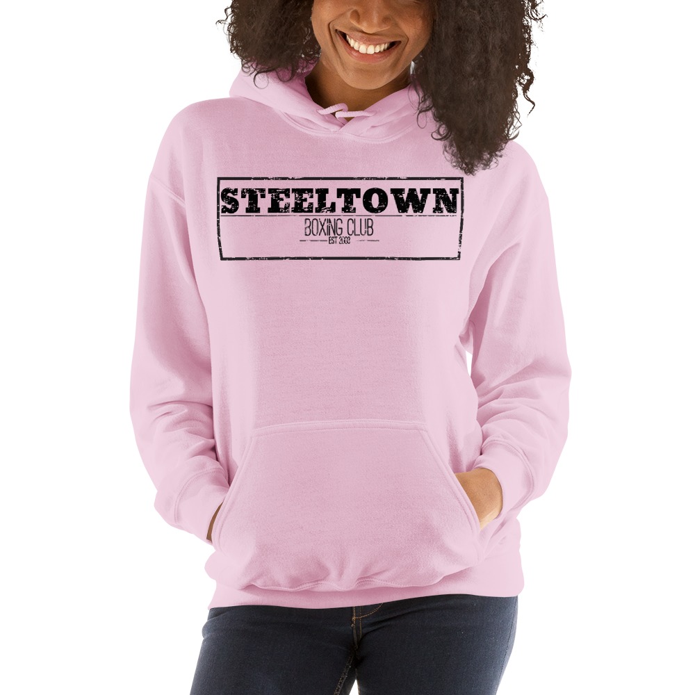 Steeltown Boxing Club, Hoodie, Black Logo