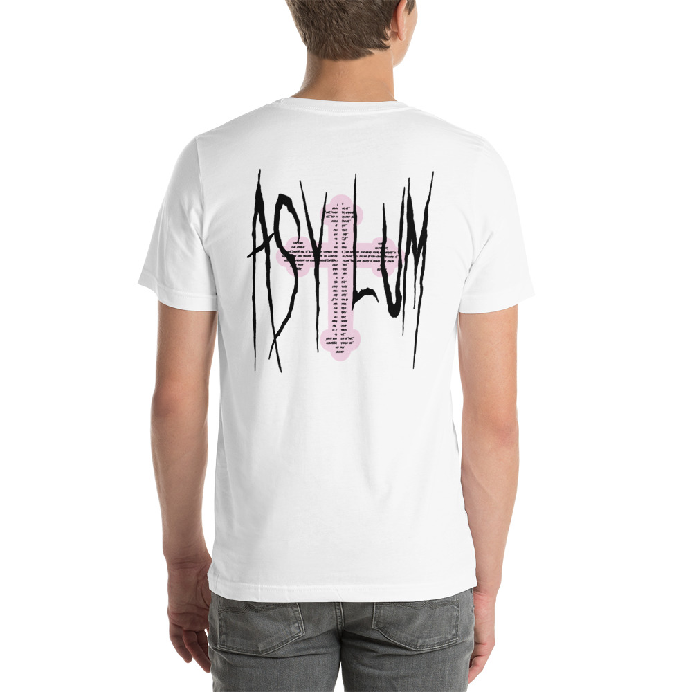 ASYLUM by Mardrecus Moreland T-Shirt, Black Logo