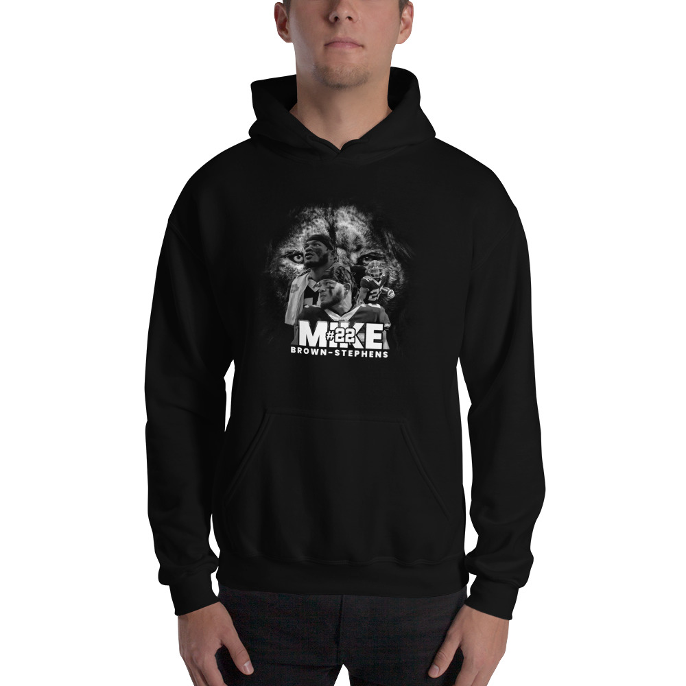 #22Michael Brown-Stephens Hoodie, White Logo