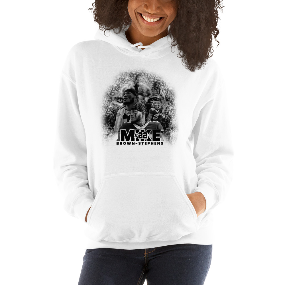 #22Michael Brown-Stephens Hoodie, Black Logo