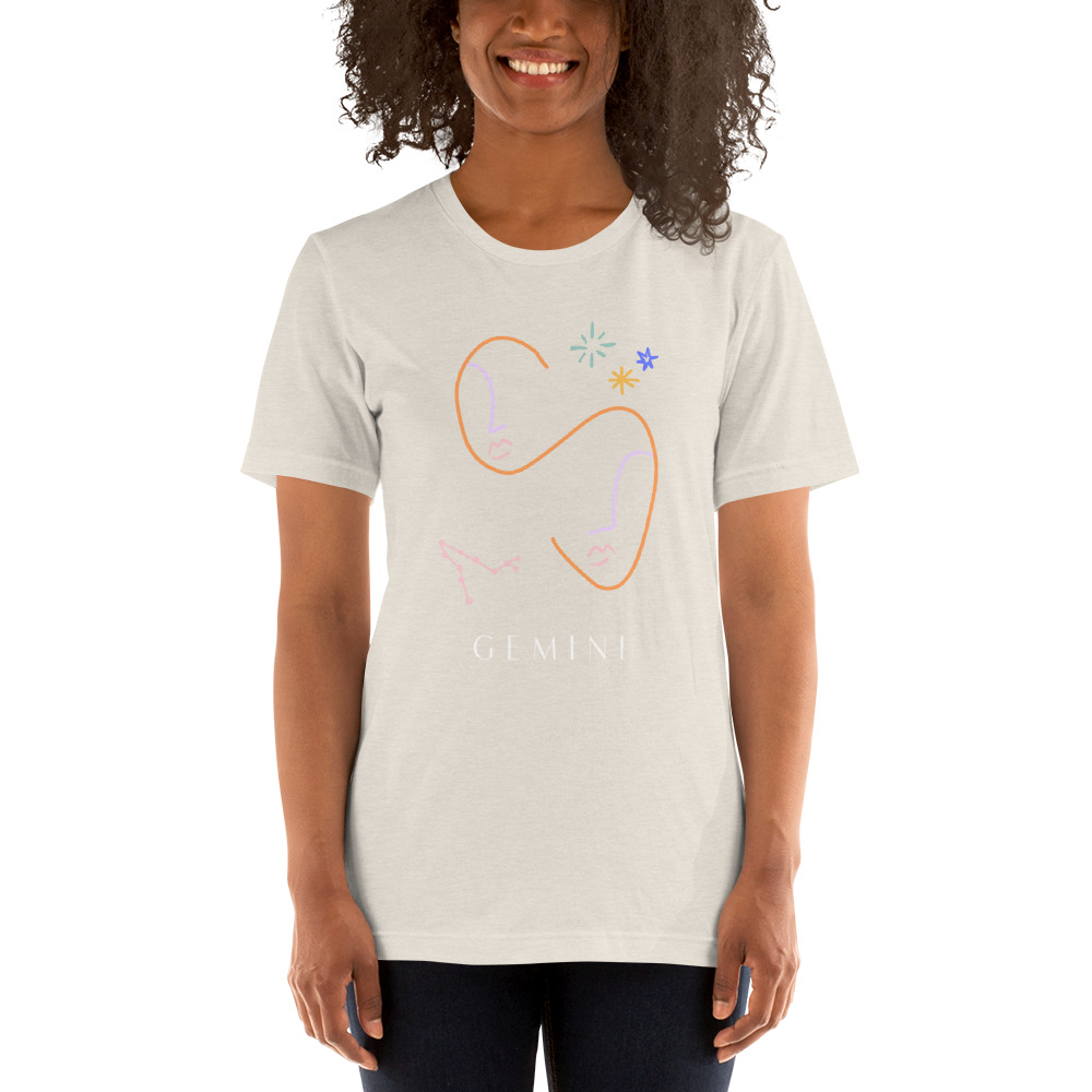 "Gemini" by Chandler Caldwell Shirt, White Logo