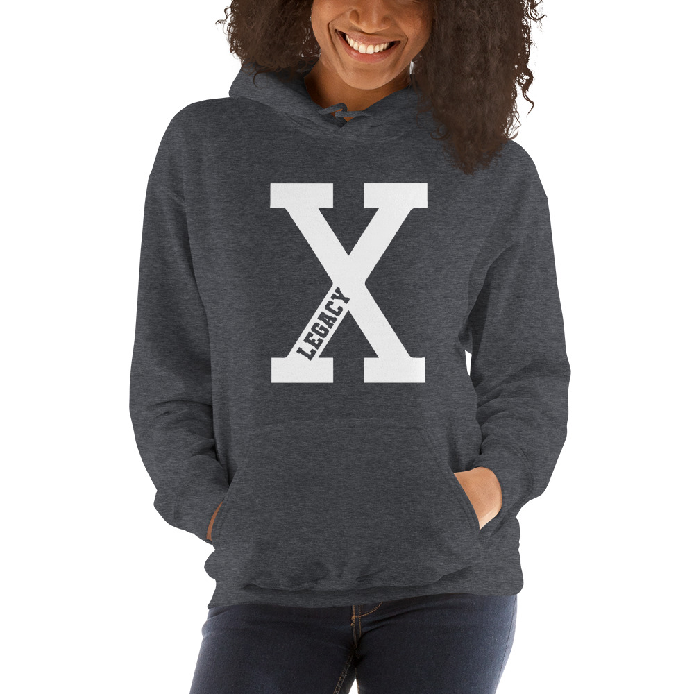 Legacy X by Amir Byrd Unisex Hoodie, Light Logo