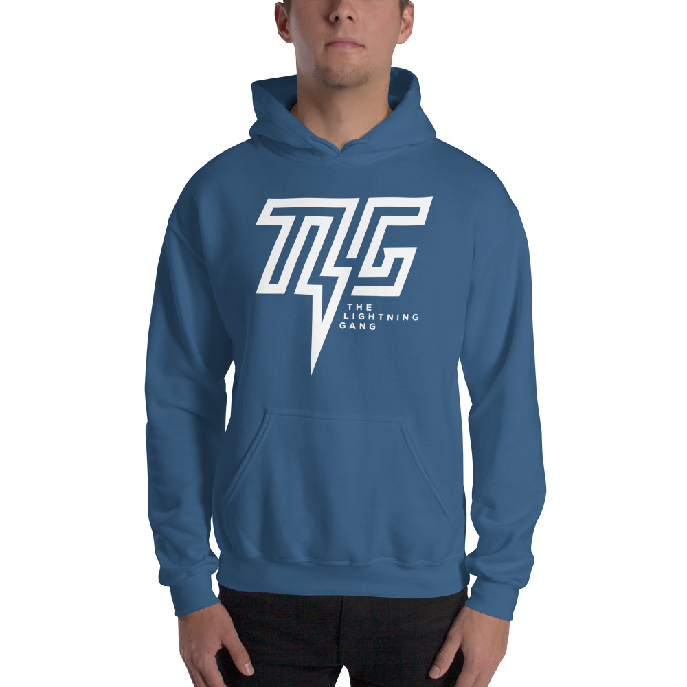 TLG by Devon Richardson Hoodie, White Logo