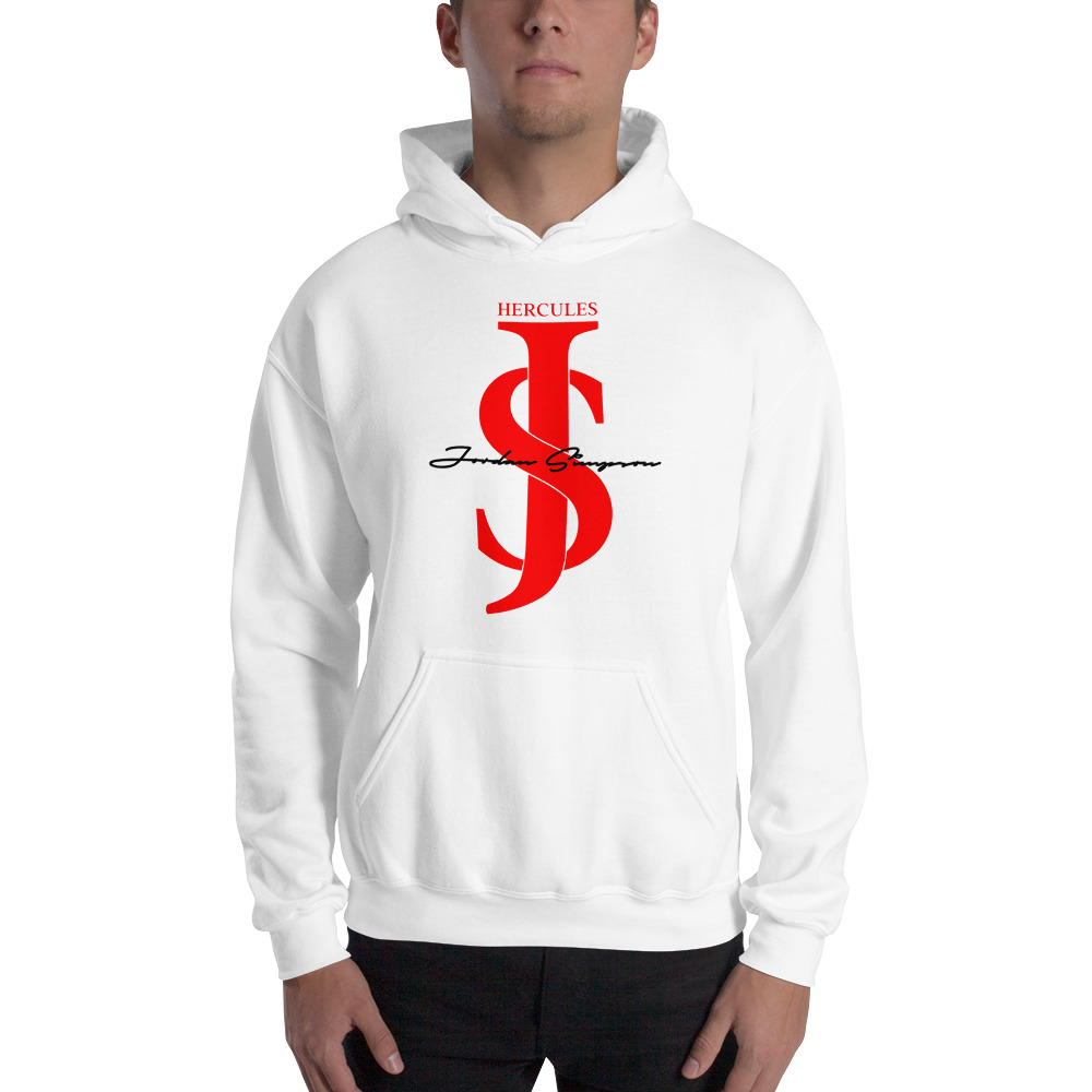  JS Hercules by Jordan Simpson Unisex Hoodie, Dark Logo