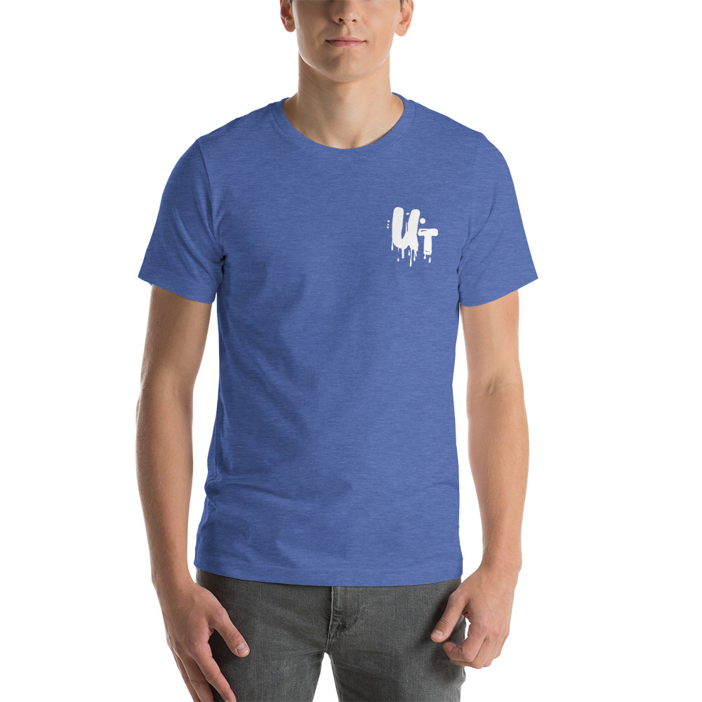 UT "Drip Logo" by Dave Grady Men's T-Shirt, White logo on MILLIONS UT "Drip Logo" by Dave Grady Men's T-Shirt, White logo
