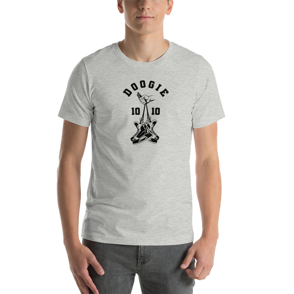 Dodge 10-10 by Ron Duguay Men's T-Shirt, Black Logo