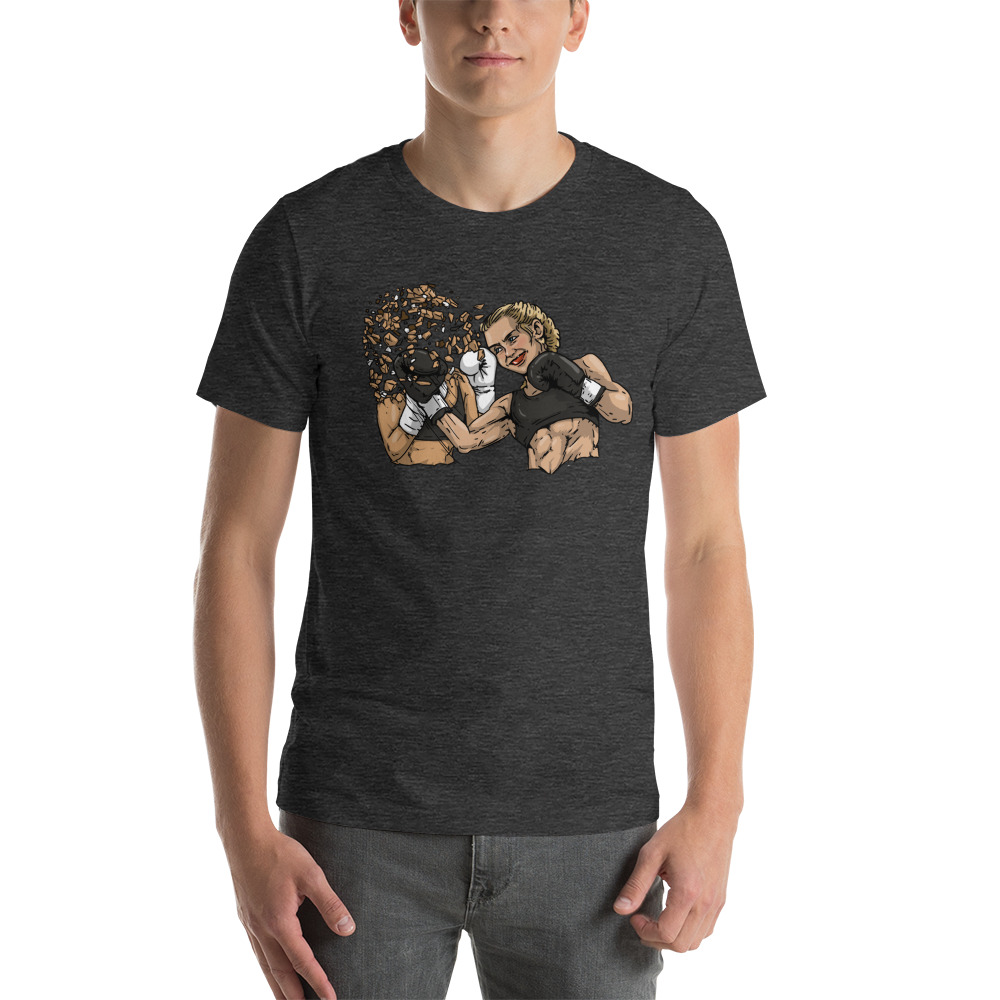 Andrea Lee "Her K.O Punch" T-Shirt on MILLIONS Andrea Lee "Her K.O Punch" T-Shirt