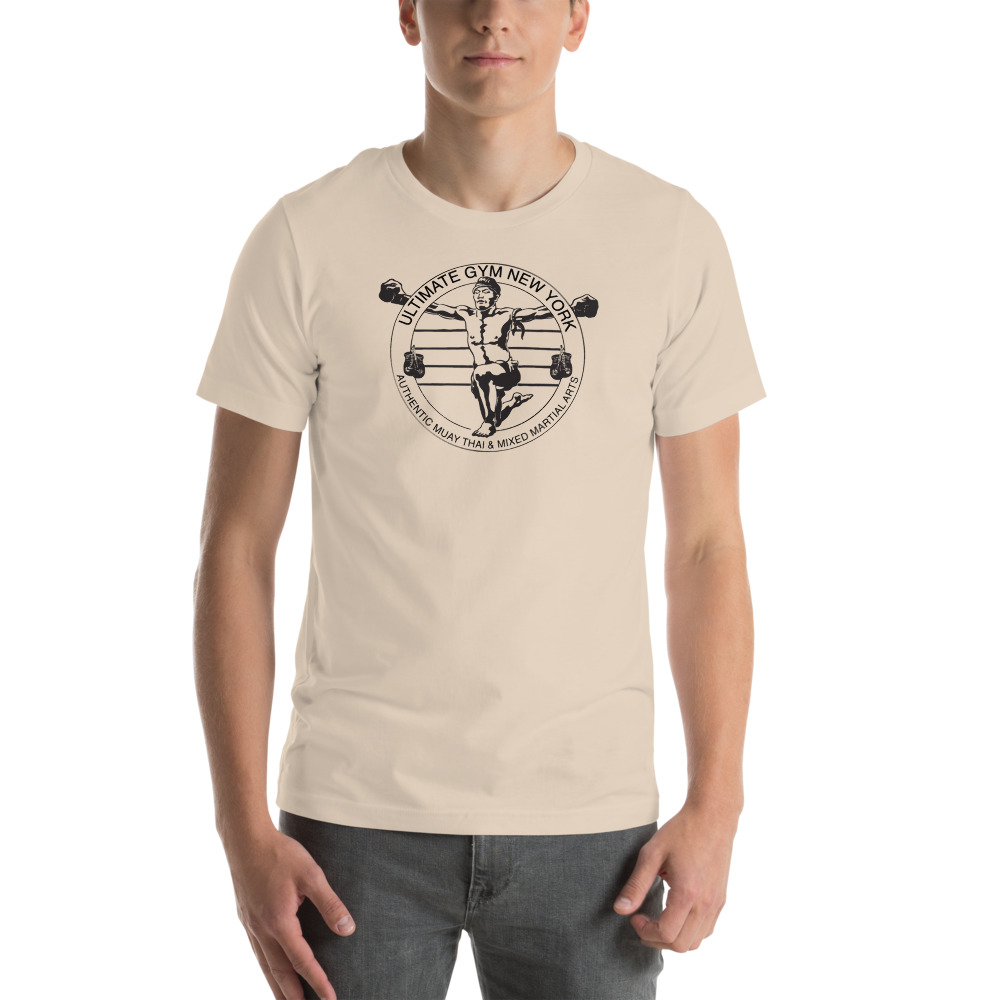 Ultimate Gym New York Tshirt, Black Logo