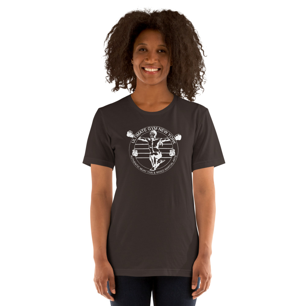 Ultimate Gym New York Tshirt, White Logo