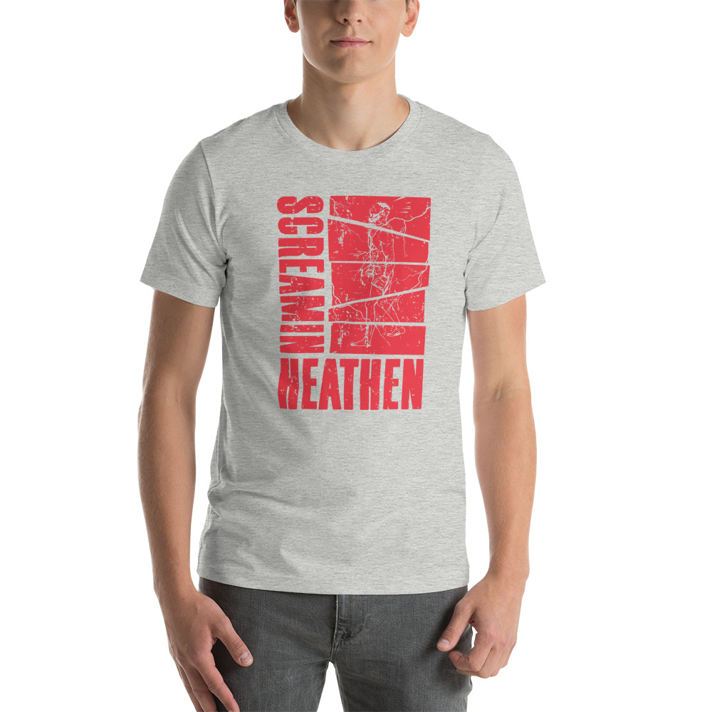 Screamin Heathen Anime-esquee by Jeremy Stephens T-Shirt on MILLIONS Screamin Heathen Anime-esquee by Jeremy Stephens T-Shirt