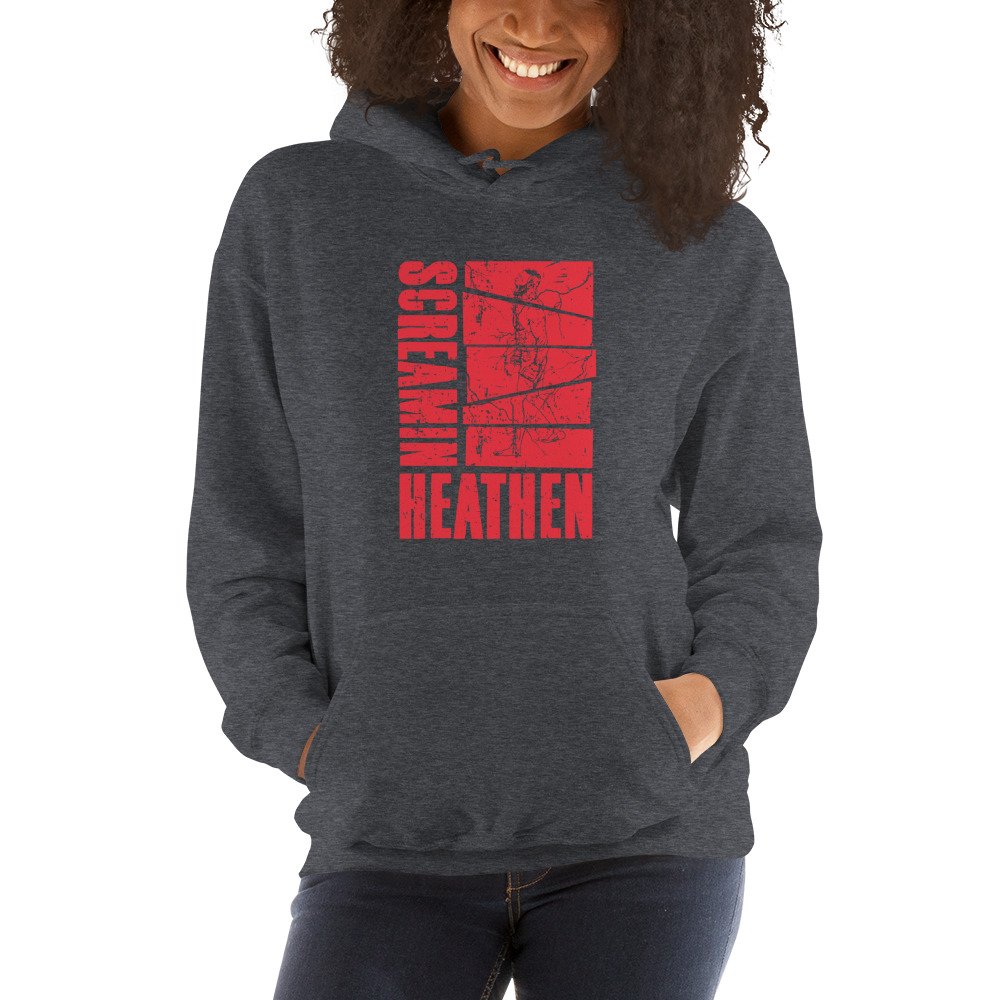 Screamin Heathen Anime-esquee by Jeremy Stephens Hoodie on MILLIONS Screamin Heathen Anime-esquee by Jeremy Stephens Hoodie
