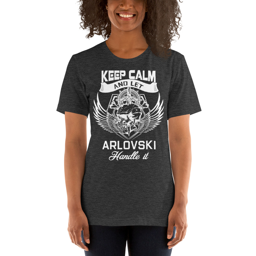 Keep Calm by Andrei Arlovski T-Shirt, White Logo