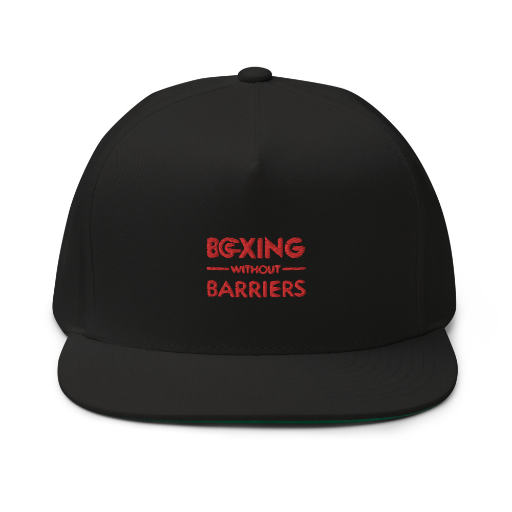 Boxing Without Barriers Hat, Red Logo