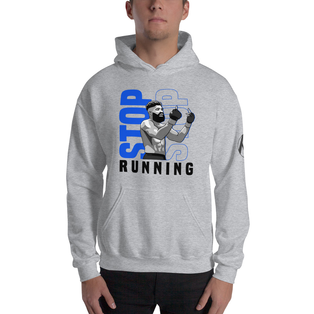 "Stop Running" by Chris Curtis, Hoodie