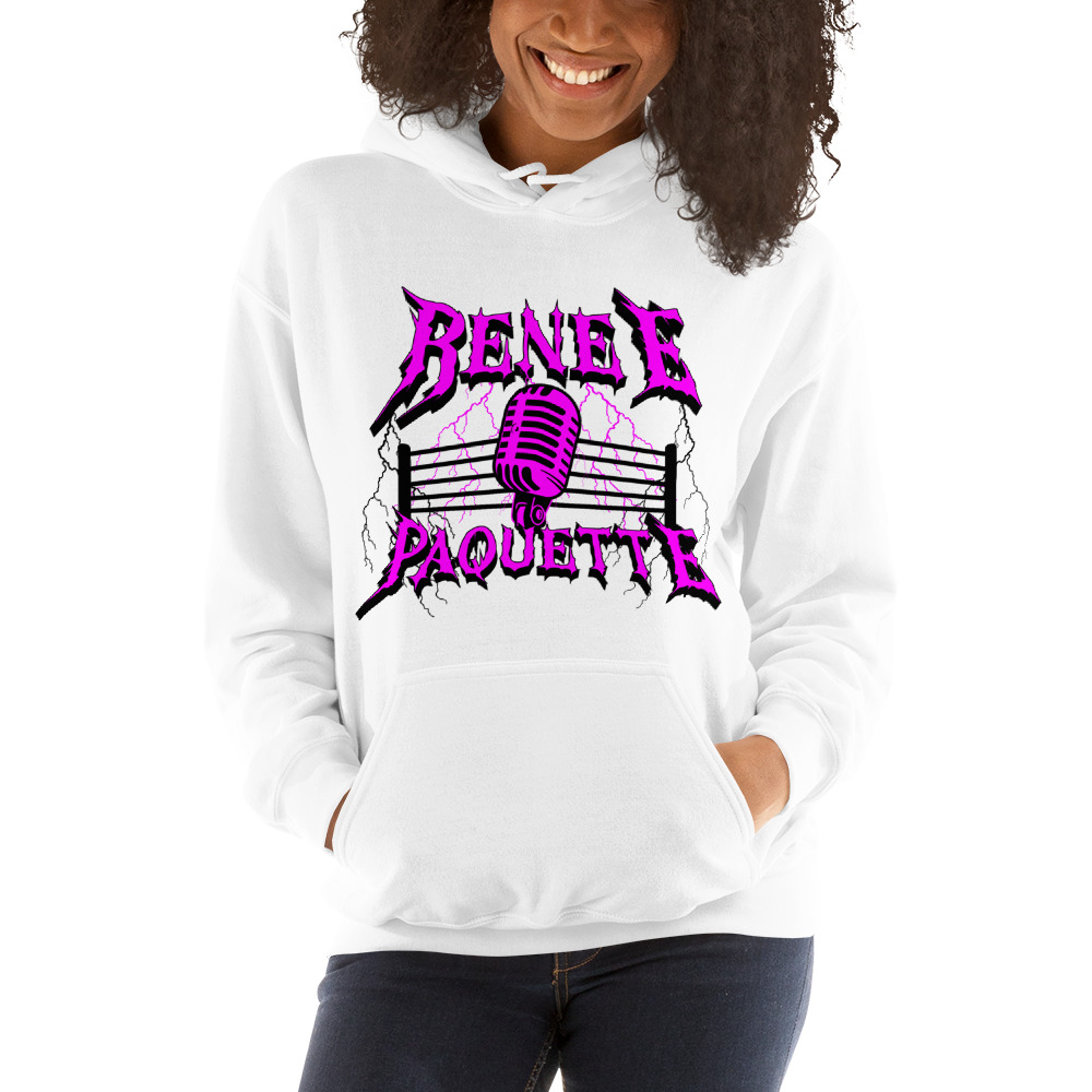 "World Tour" by Renee Paquette, Hoodie, Dark Logo