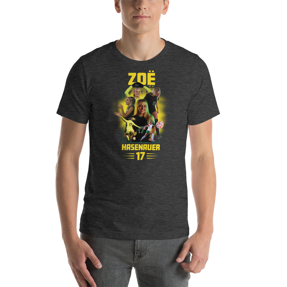 #17 Zoë Hasenauer Graphic T-Shirt, Gold Logo