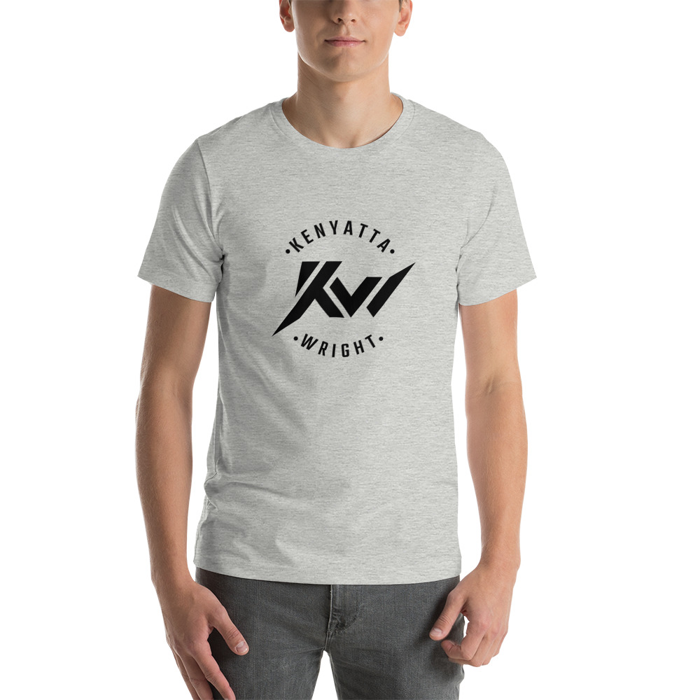 Kenyatta Wright "KW" Shirt, Black Logo