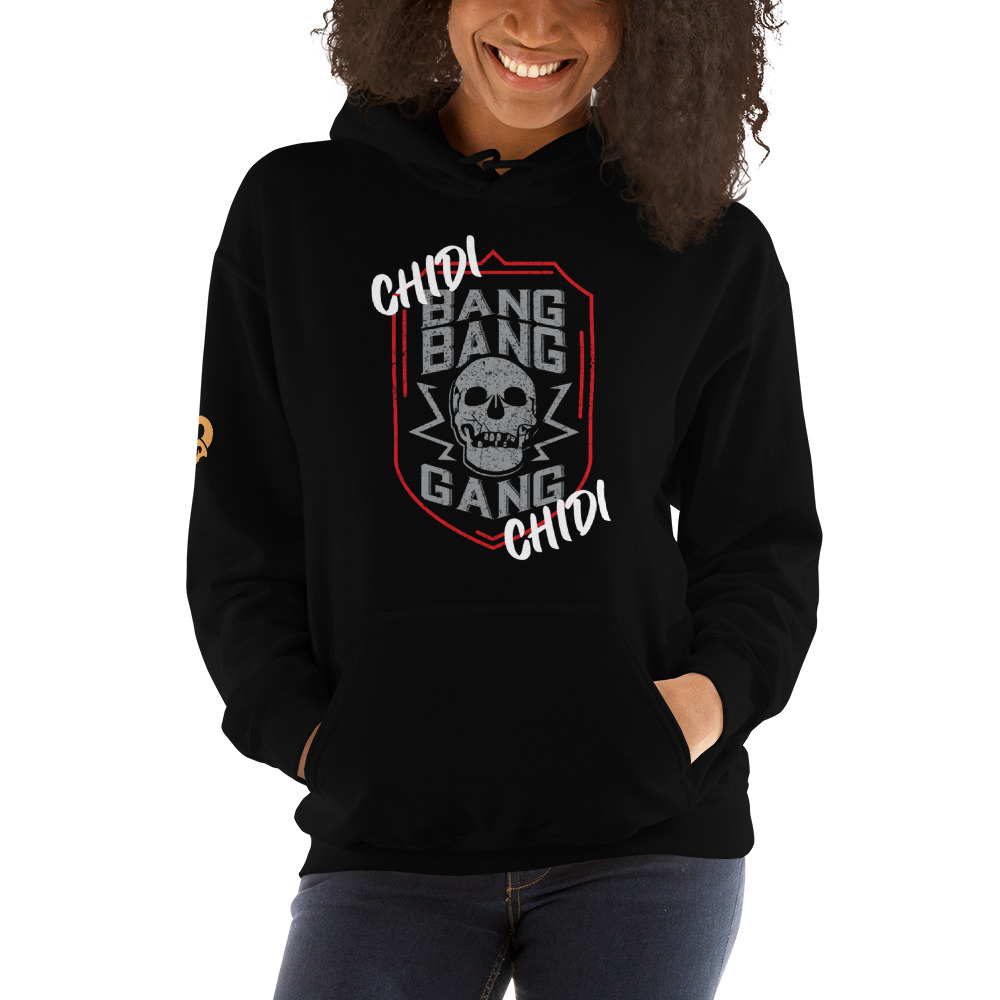 Chidi “Bang Bang” Ahanotu, Hoodie, Light Logo on MILLIONS Chidi “Bang Bang” Ahanotu, Hoodie, Light Logo