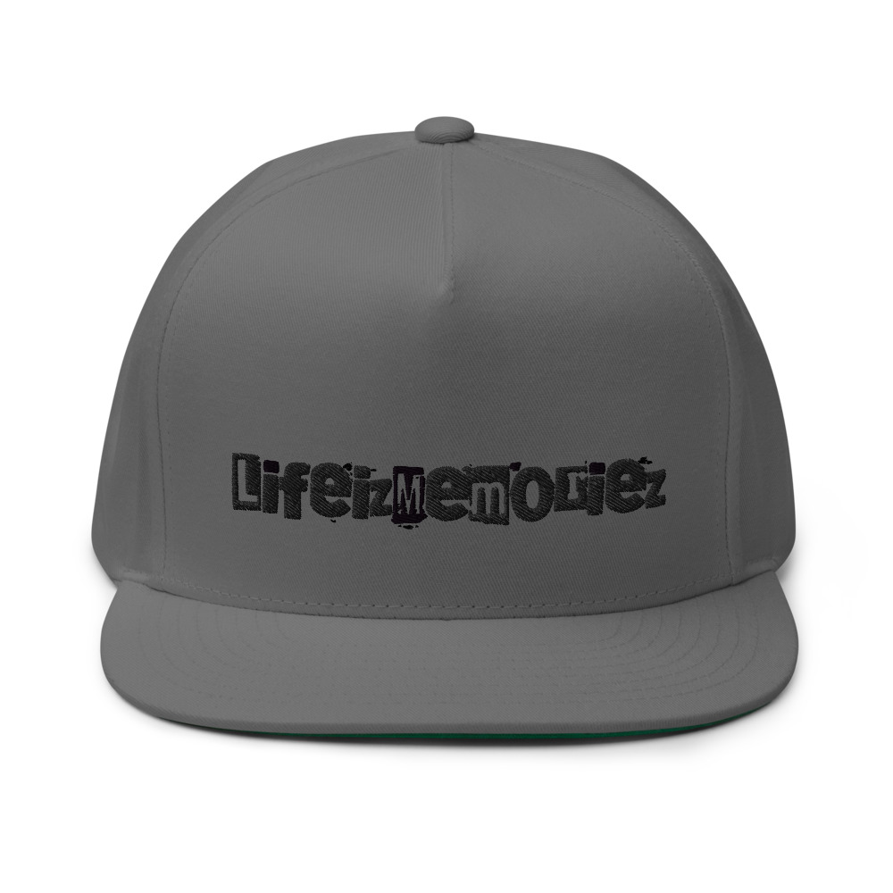 Devon Jackson "LifeIzMemoriez" Hat, Black Logo on MILLIONS Devon Jackson "LifeIzMemoriez" Hat, Black Logo